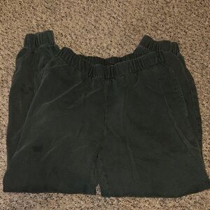 Brandy Melville Green Jogger Sweatpants